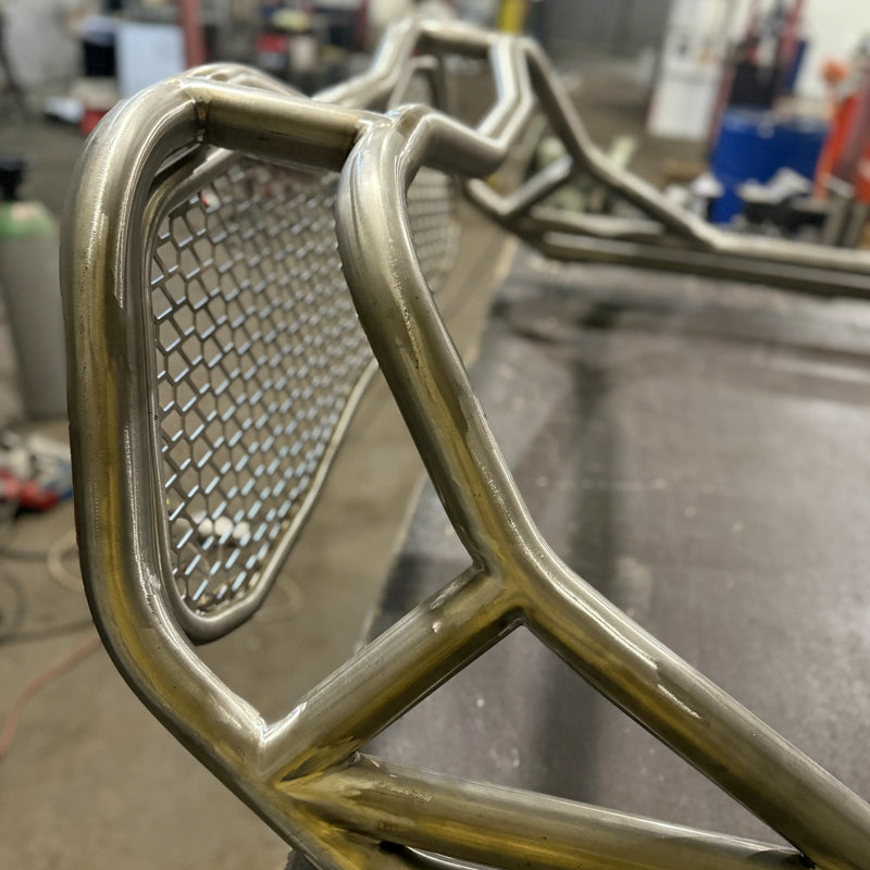 Handcrafted RODMEN roll bar in the workshop